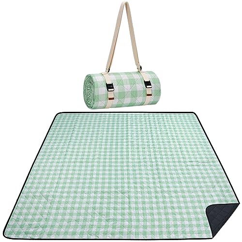 Picnic Blanket, 80''x80'' Waterproof Outdoor Blankets, Picnic Mat...