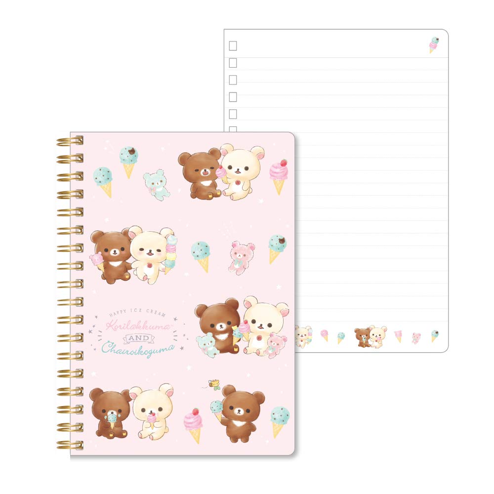 Amazon.co.jp: サンエックス リラックマ リングノート SP B6 ピンク