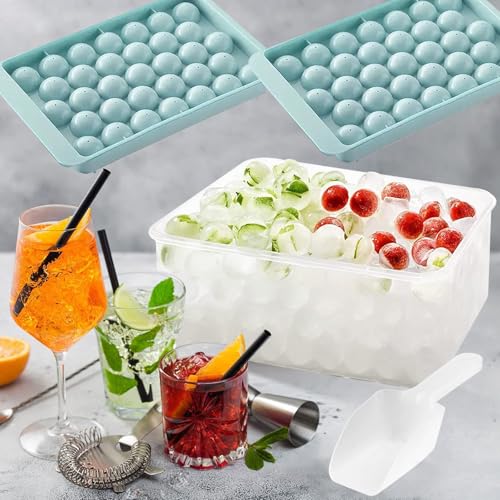 Bandeja de cubitos de hielo de silicona 33 compartimentos 2 pzas miniatura 1