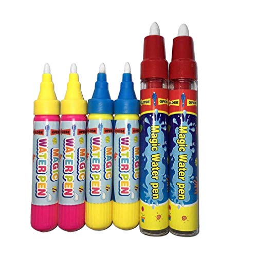 EXCEART 6PC Wasser Doodle Stifte Aquadoodle Stifte Ersatz Wasser Stifte für Doodle Matte Wasser Buch Stifte Cover