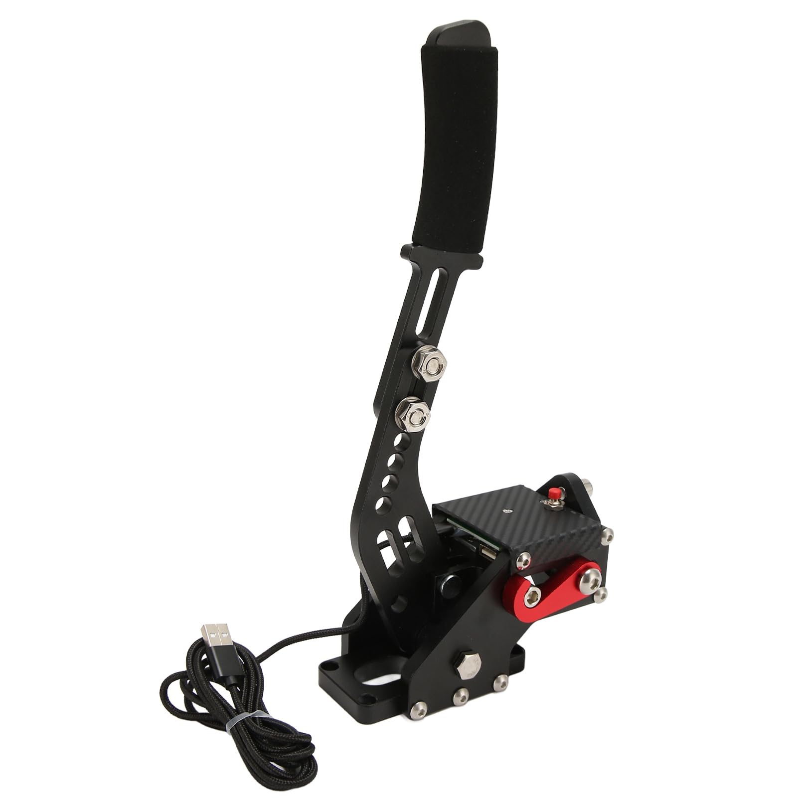 Yinhing Freno de mano USB profesional con sensor Hall, compatible con iRacing y Horizon, diseño CNC en aluminio, respuesta progresiva y conexión plug-and-play para PC y consolas Serie S/X