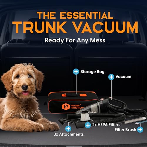 THISWORX Corded 12V Car Vacuum – 106W, 16ft Reach, Washable Filter — view 7