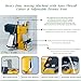 Babulas Bag Sewing Machine - 2s/bag Heavy Duty Portable Stitching Machine for Woven Bags, Non-Woven Fabrics, Leather | Warehouse & Farm Packing Tool (Yellow, Corded - 110V AC)