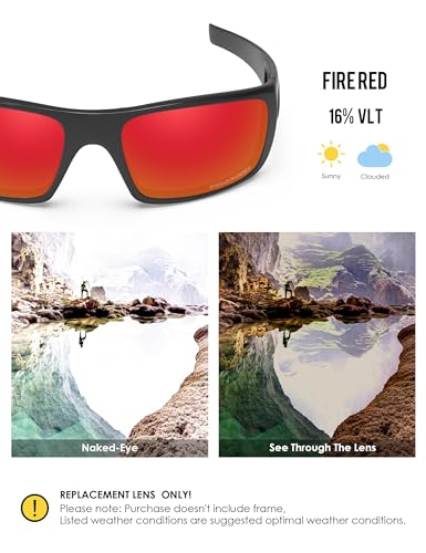 Image of BLAZERBUCK Anti-salt Polarized Replacement Lenses for Oakley Crankshaft OO9239 Sunglass