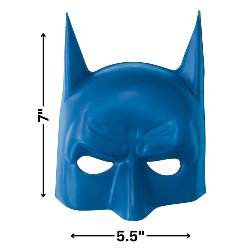 Amazon.com: Batman Heroes Unite Deluxe Blue Plastic Mask (7