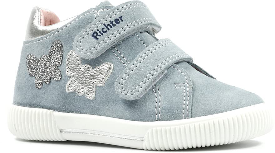 Richter Kinderschuhe Mädchen Vali Sneaker, Ciel Silver, 26 EU