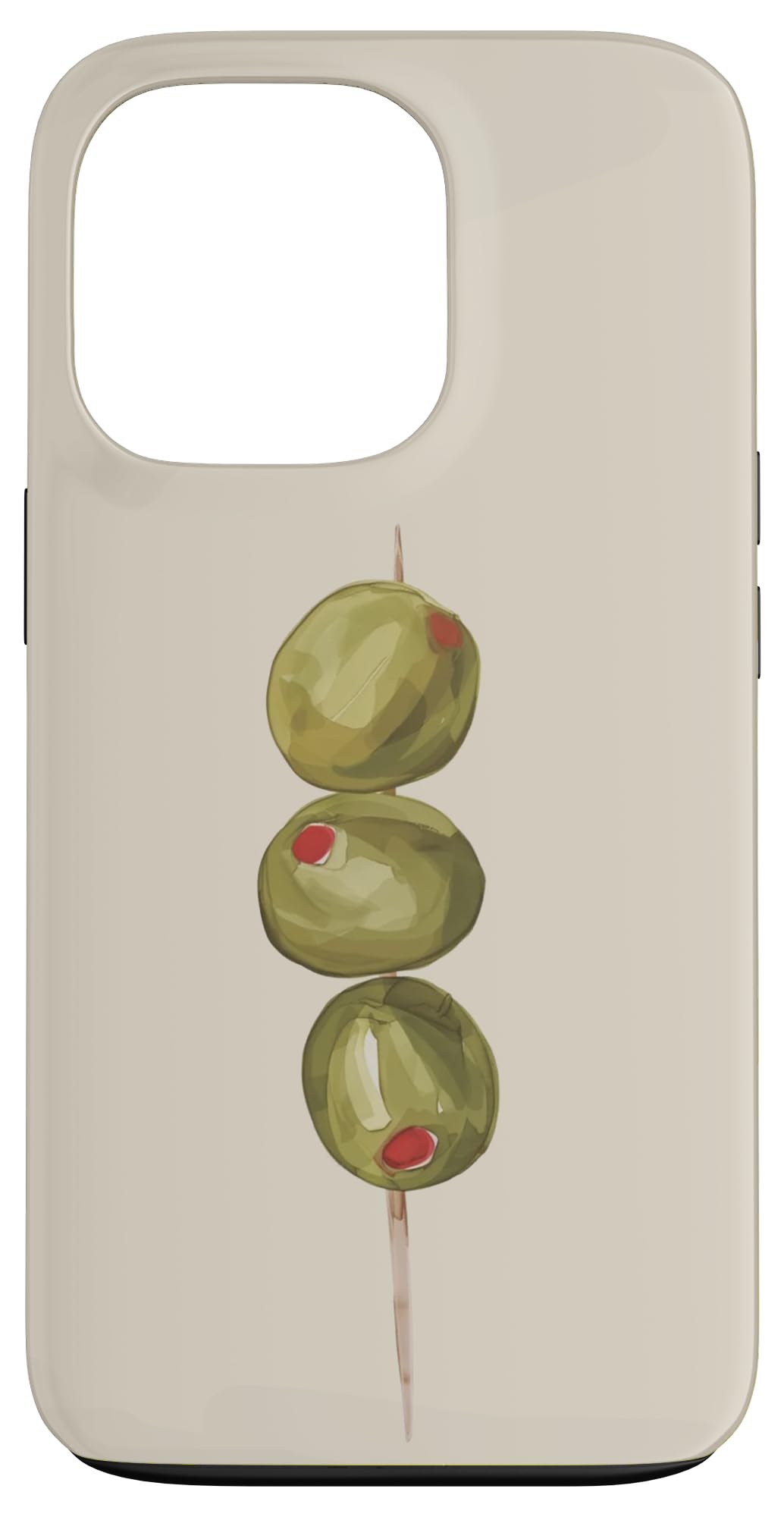 iPhone 13 Pro Retro Summer Gourmet Olive Martini Case