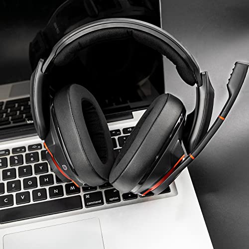 SOULWIT Nano Cloth Earpads Replacement para auriculares Sennheiser GSP500, GSP550, GSP600, GSP 670, EPOS H6 Pro, GSP601, GSP602 - Negro miniatura 6