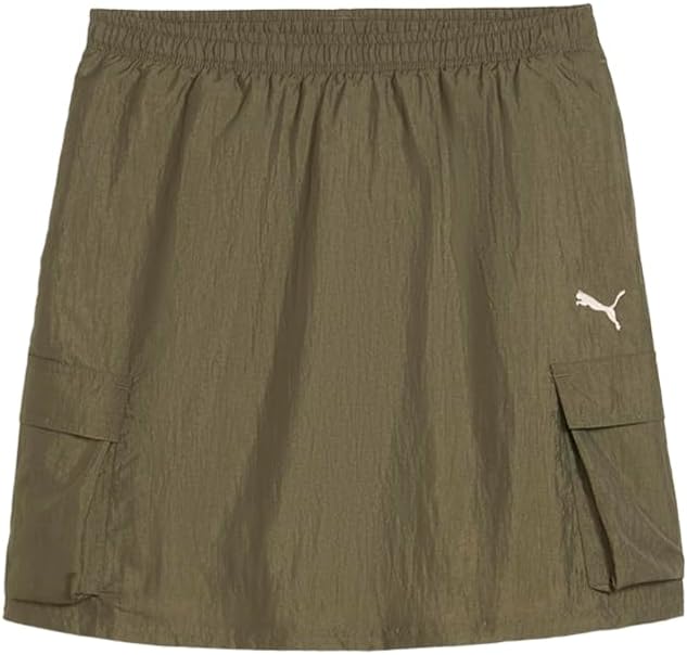 PUMA Kids Girls Bowtique Midi Woven Cargo Skirt Casual Casual - Green