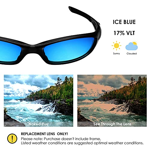 Image of BLAZERBUCK Anti-salt Polarized Replacement Lenses for Oakley Straight Jacket 2007 Sunglass