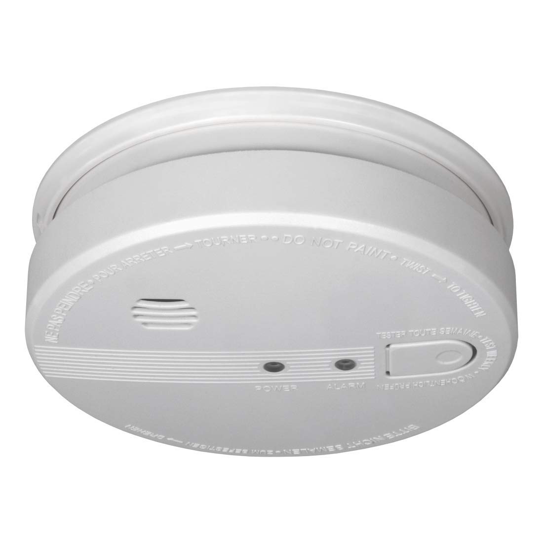Elro White Fs1110p Smoke Detector 230V Linkable - 10-Year Backup Battery