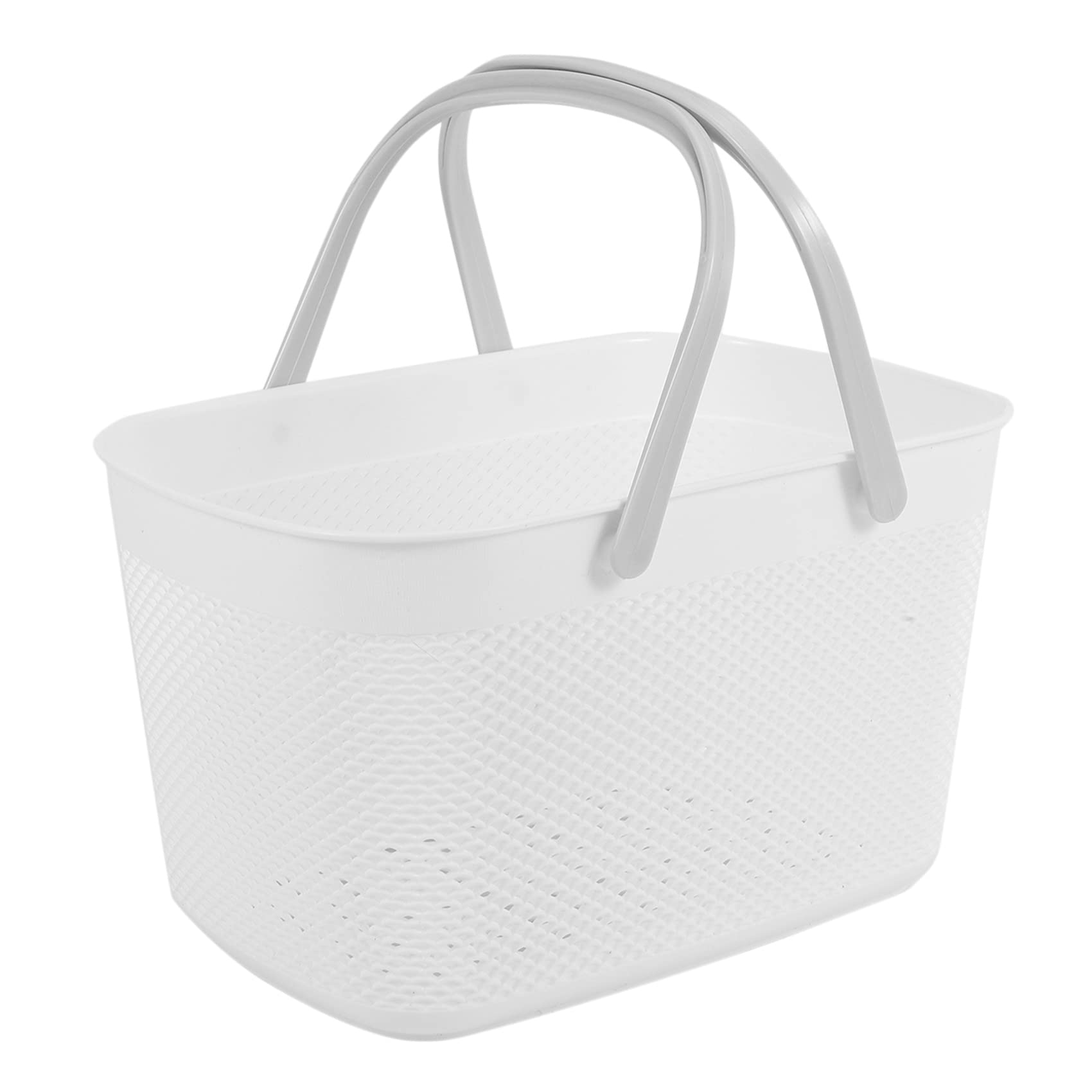 CTRLZS Plastic Hand Basket Bathroom Storage Baskets with Handle Household Storage Tools Large Capacity