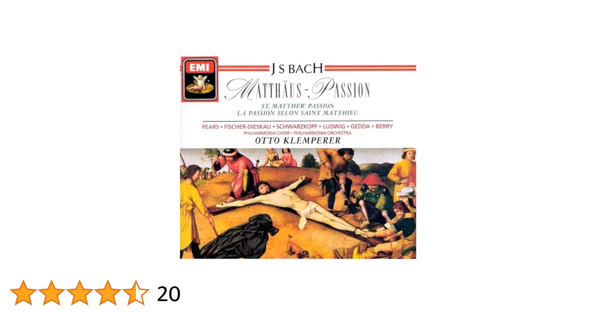 その他 St Matthew Passion [CD] Amazon.co.jp: St Matthew Passion -Sacd-: Music