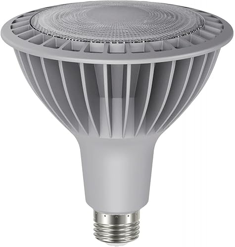 Satco S22253 - Bombilla reflectora LED PAR38 de 33 vatios y 120 voltios de alto lúmenes; luz blanca natural de 5000 K; 500 lúmenes; base media E26;