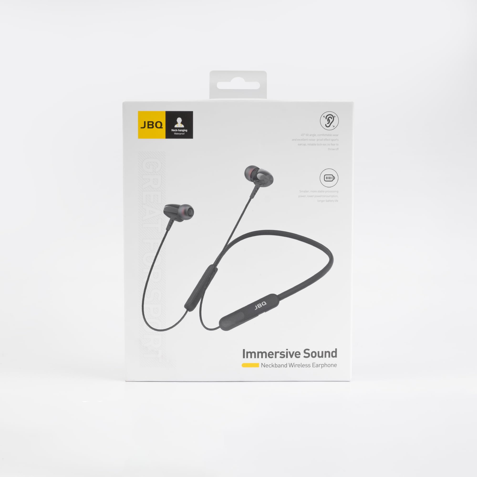 JBQ Neckband Wireless Bluetooth Immersive Sound Earphone SP8