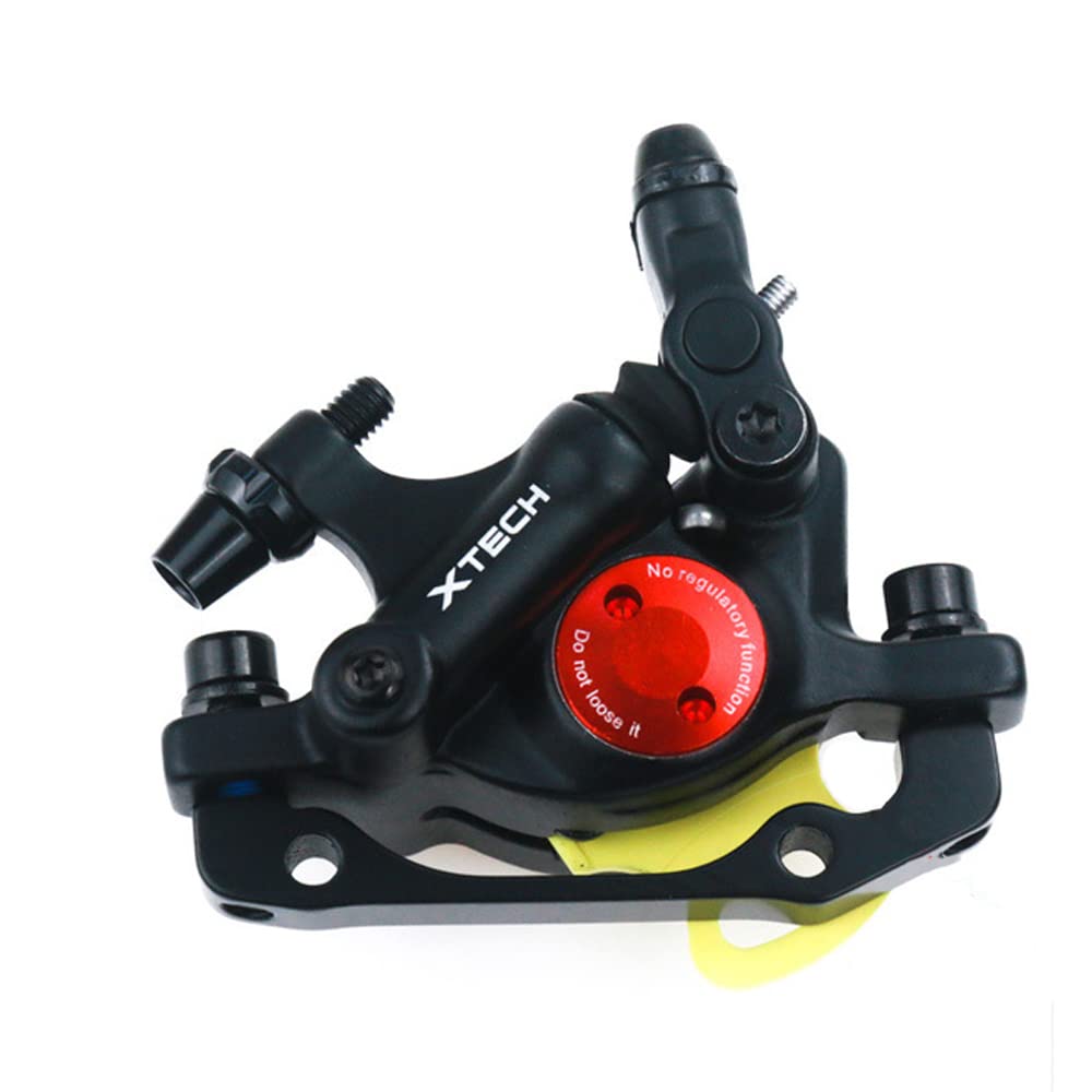 Xtech Hamulec Hydrauliczny dla Xiaomi M365 Pro/Pro 2 Skuter elektryczny Uchwyt Adapter 135mm Tarcza (Czarny-Hamulc+Płyta+Adapter)