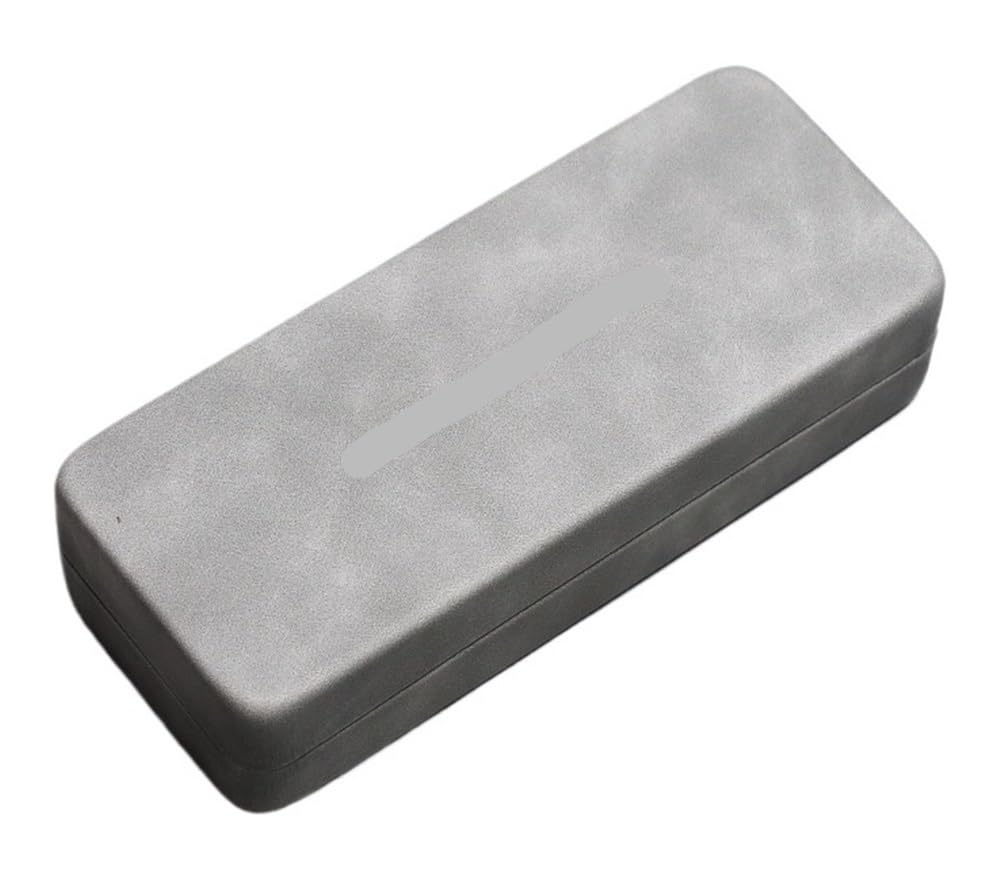 Amibvzhang Eyeglass Case Portable Soft-case Storage Protection Suitable For Travel Everyday Hard-shell Sunglasses Women Eyewear Men Hard(Light Grey)
