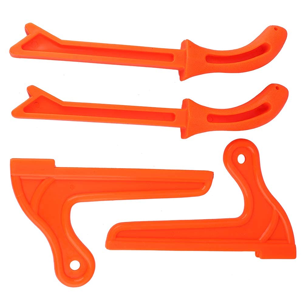 Bâtons Poussoirs de Sécurité, Poignée de Bloc Poussoir de Scie à Table Bâtons Poussoirs à Bois en Plastique pour Scie à Table Menuiserie(orange)