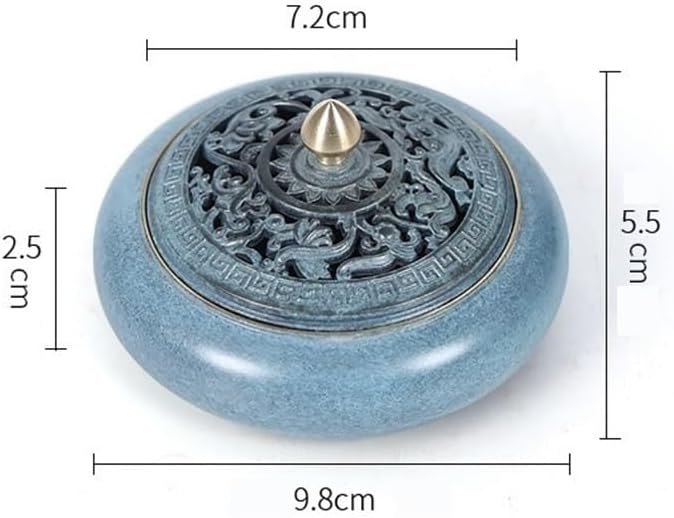 Ornament Incense Holder Indoor Brass Incense Burner for Meditation Multi-Purpose Home Decoration Holder