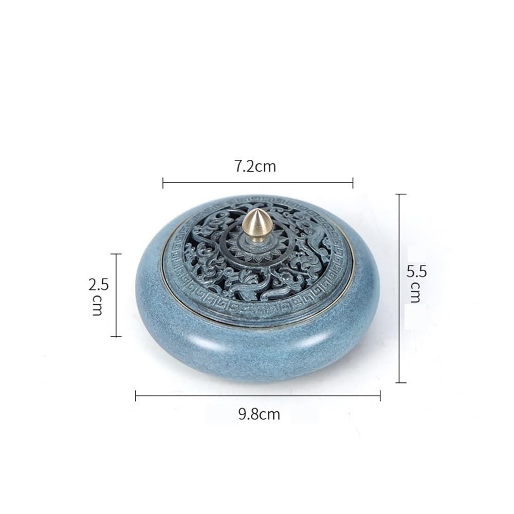 Arredamento Bruciatore di incenso in ottone for interni, for meditazione, decorazione multiuso for la casa