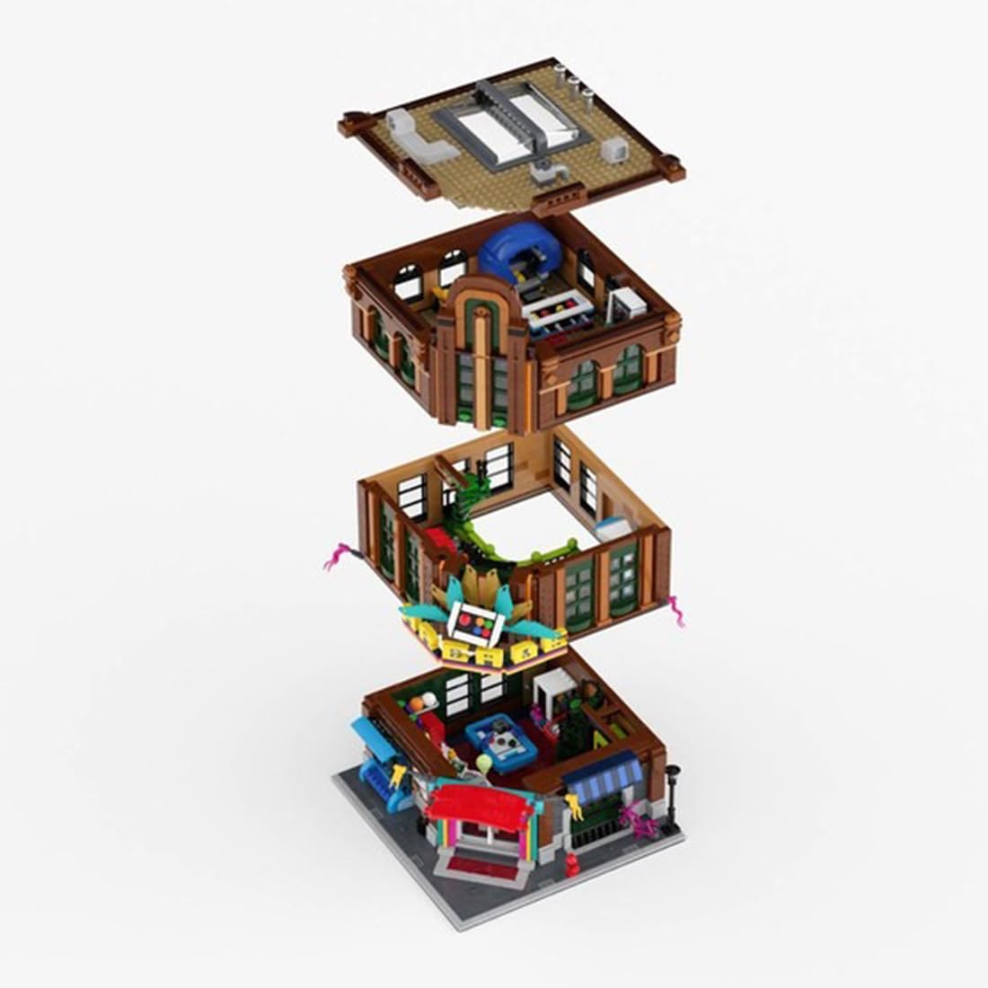 MOC-159975 - Kit classico arcade anni '80 (3345 pezzi)