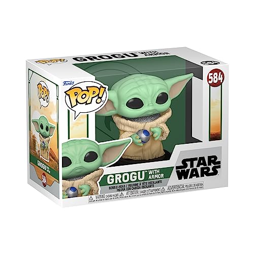 Funko Pop! Star Wars: BoBF - Grogu (The Child, Baby Yoda) with Armor - Star...