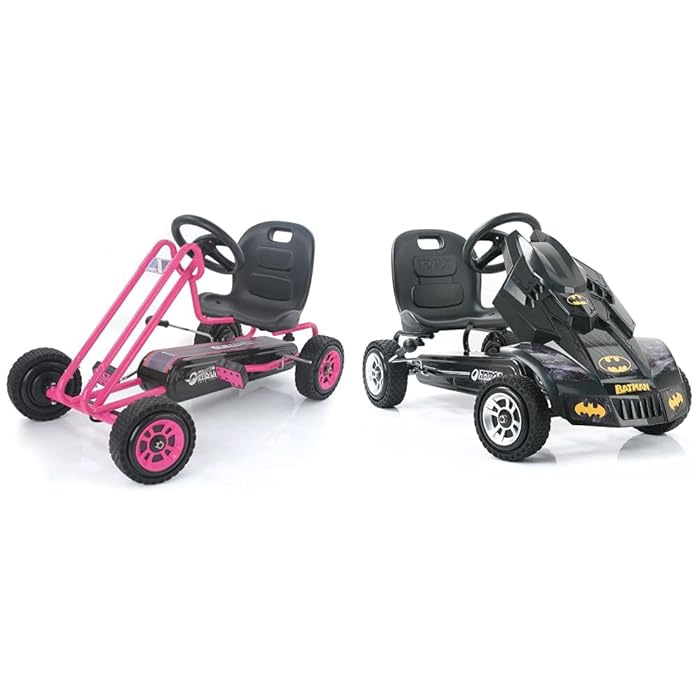 Buy Hauck Lightning Pedal Go Kart Pedal Car, Pink & Batmobile Pedal