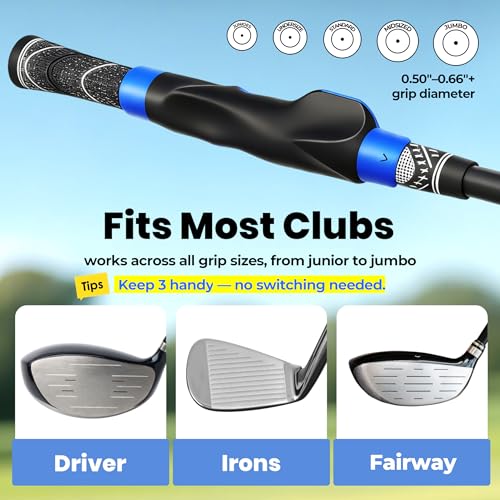image for honharo Golf Grip Trainer – Right-Hand Swing Trainer & Grip Correcto