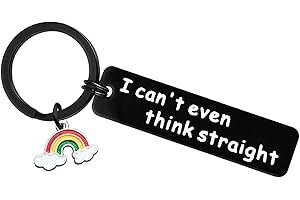 Xiahuyu Lesbian Keychain with Sweet and Witty Message