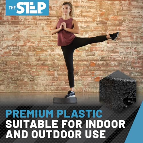 The Step Radius Round Aerobic Step - Stair Stepper Exercise Platform, 4.25\'\' High, Durable Aerobic Step Platform with Non Slip Rubber Feet, Made in USA. - Thumbnail 5