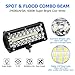 WinPower 7 Inch Led Light Bar, 240W 24000LM Flood Spot Combo Beam Pods Lights Off Road Light Bar Fog Lights Driving Work Light for Truck Pickup ATV UTV SUV Boat, White