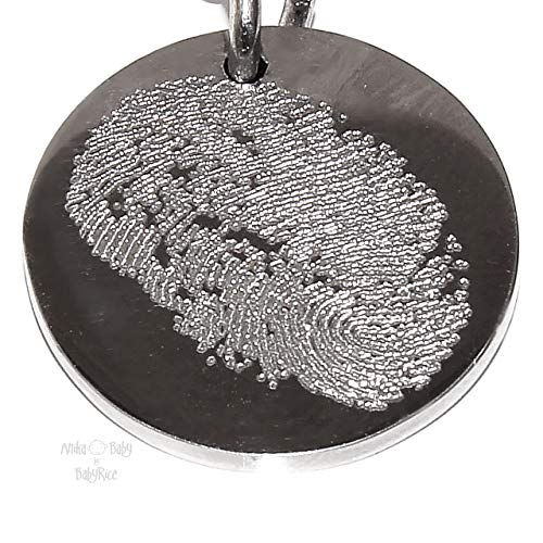 Acero inoxidable antihuellas BabyRice personalizable de círculos lámpara de techo