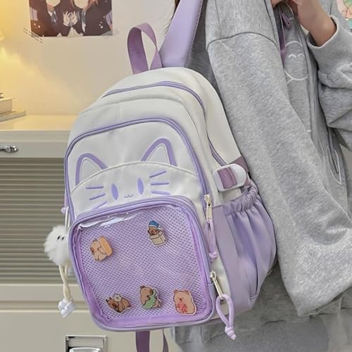 Mochila Ita de gato解决日系痛点带透明视窗的可爱背囊 3