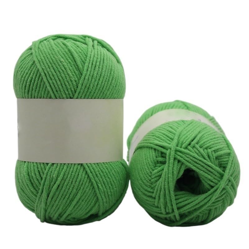 Fil coton pour crochet et tricot n°23, lot de 5 rouleaux d'épaisseur moyenne en fil mélangé
