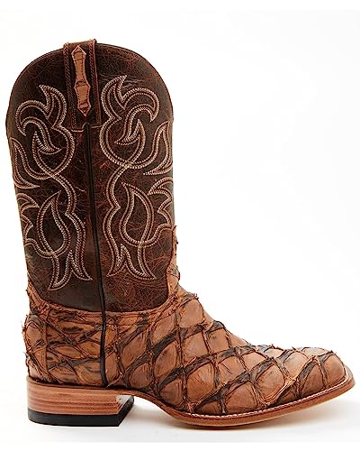 Cody James Men's Pirarucu Exotic Boot Broad Square Toe - Bbme0392