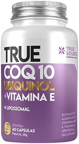 TRUE COQ10 UBIQUINOL + VITAMINA E 60CAPS
