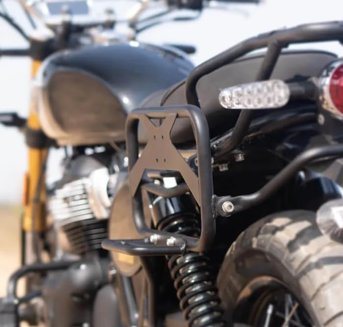 Soporte de sillín (negro), compatible con Royal Enfield BEAR 650