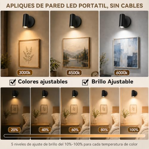 Luz LED de pared 9 Imagen adicional