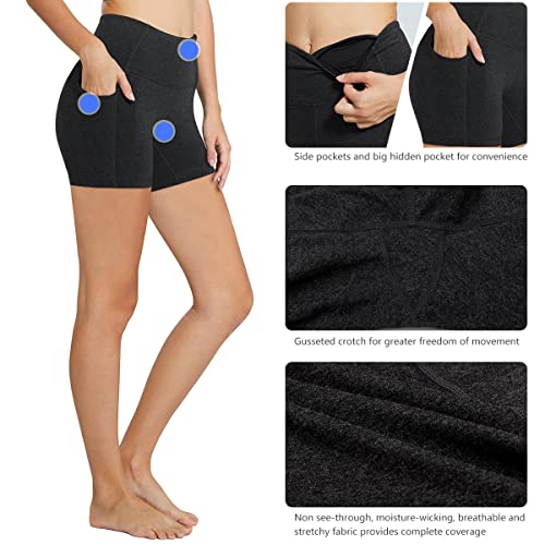 image for baleaf Biker Shorts Women Yoga Gym Workout Spandex Running Volleyball 