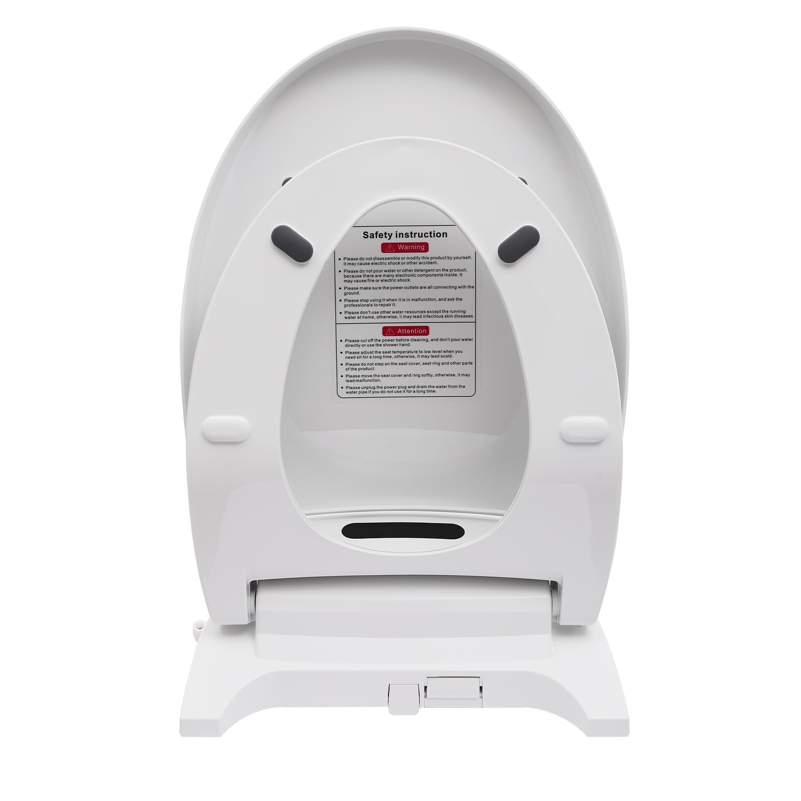 Asiento de inodoro, bidé electrónico con mando a distancia y filtro PP, múltiples modos de descarga, control preciso de temperatura, ahorro de energía, ducha eléctrica inteligente, lPX4