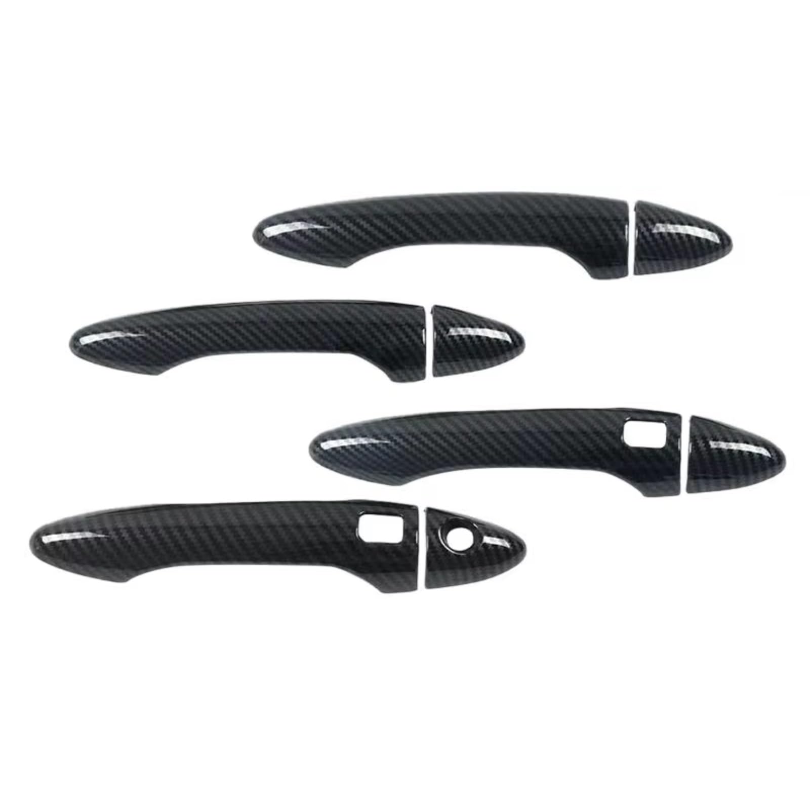 Rcuihgfb One Color Door Handle Shell Compatible With Kia For Forte For K3 2013-2017 Car Exterior Door Handle Cover Trim Frame Protector Set
