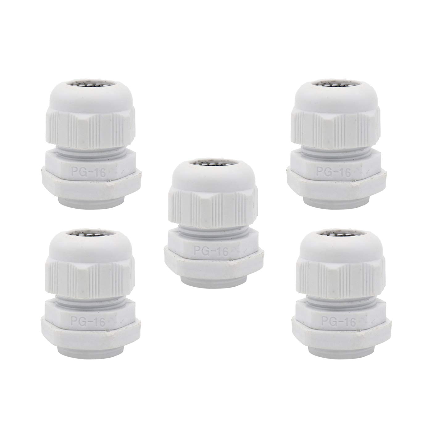 Electronic Spices 5Pcs Waterproof Plastic PG16 Cable Glands Joints Adjustable Connector white for 10-13mm Dia Cable (PG 16) (B09NSN4VJZ) Amazon Price History, Amazon Price Tracker