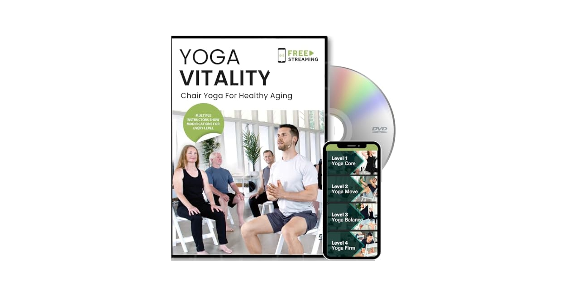 Amazon.com: Yoga Vitality - Chair Yoga For Seniors, Older