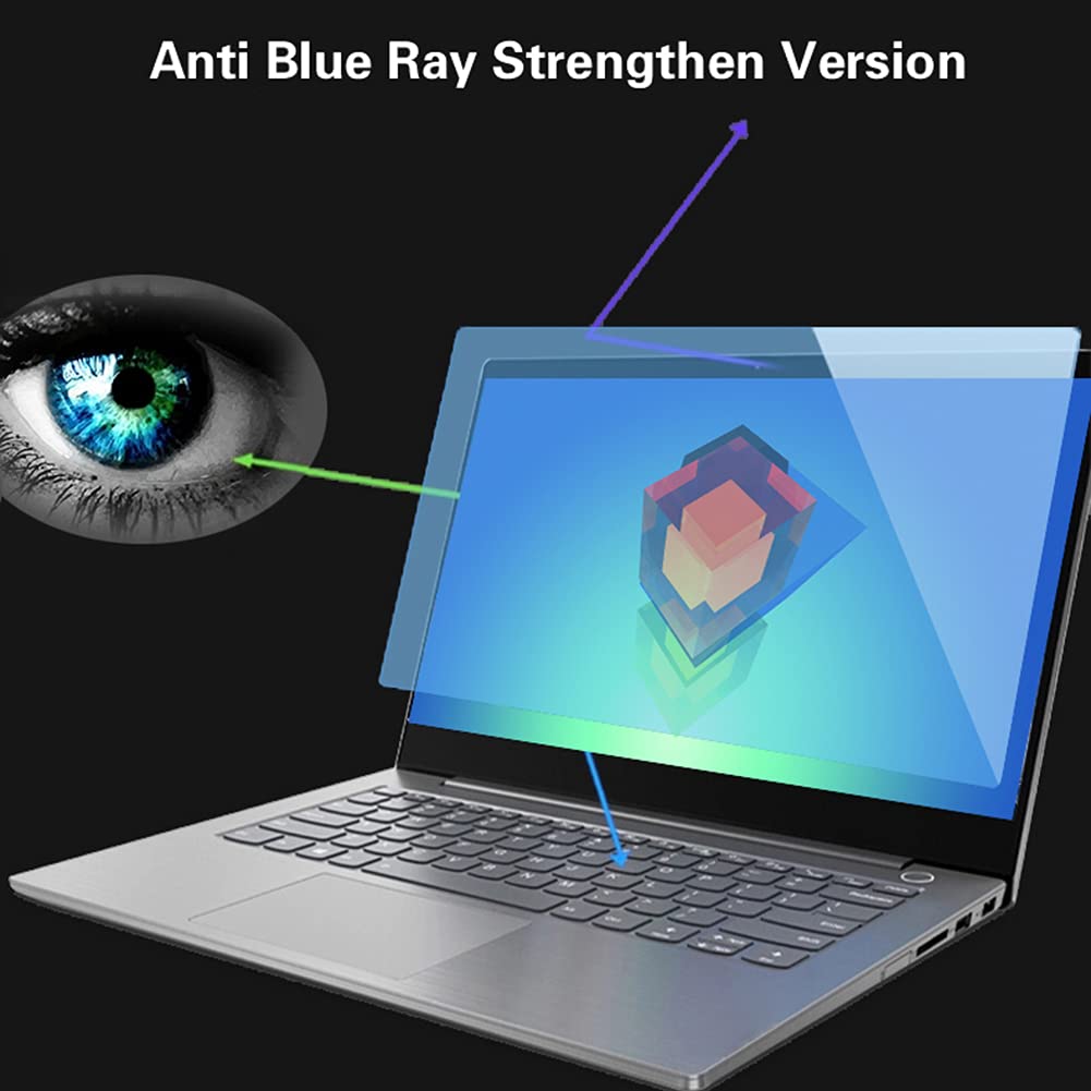 15,6-Zoll-Laptop-Blaulicht-Blockierfilter Anti-Scratch-Anti-Strahlung staubfest- und Fingerabdruck-resistenter Displayschutzabdeckung,2pack