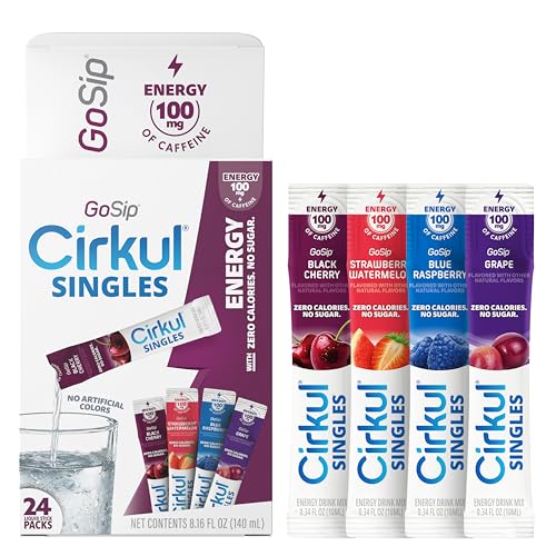 Image of Cirkul GoSip 24-Pack Liquid Caffeine Sticks. 0 Sugar, 0 Cal, No Powder
