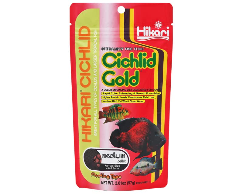 Innovatives Hikari Cichlid Gold (Medium Pellets) 57g floatimg Type Actual Size 4.8-5.3mm (B0BTLLP5B5) Amazon Price History, Amazon Price Tracker