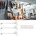 minkissy 3pcs Pegboard Hooks Utility Display Hooks for Wall-Mounted Pegboard Tool Storage, Metal Tripod Design Compatible with Industrial and Garage Organization