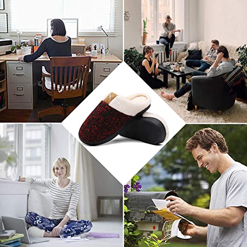 Mishansha Pantofole Uomo Invernali Ciabatte Donna