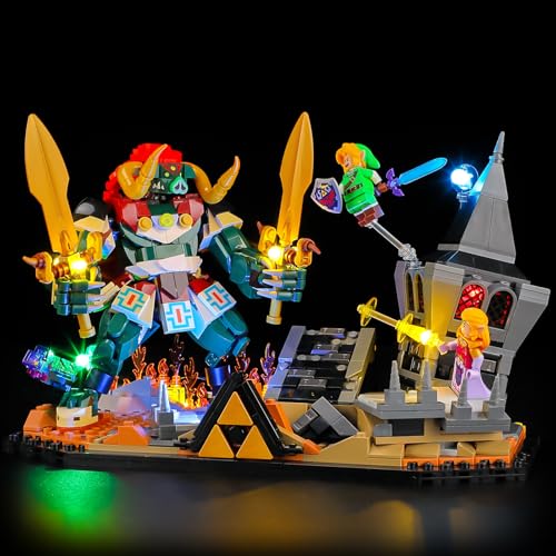 LIGHTAILING Led Light for Lego-77093 The Legend of Zelda Ocarina of Time The Final Battle - Easy Install Hidden Wiring Home Decor & Gift-Ready (Model Not Included)