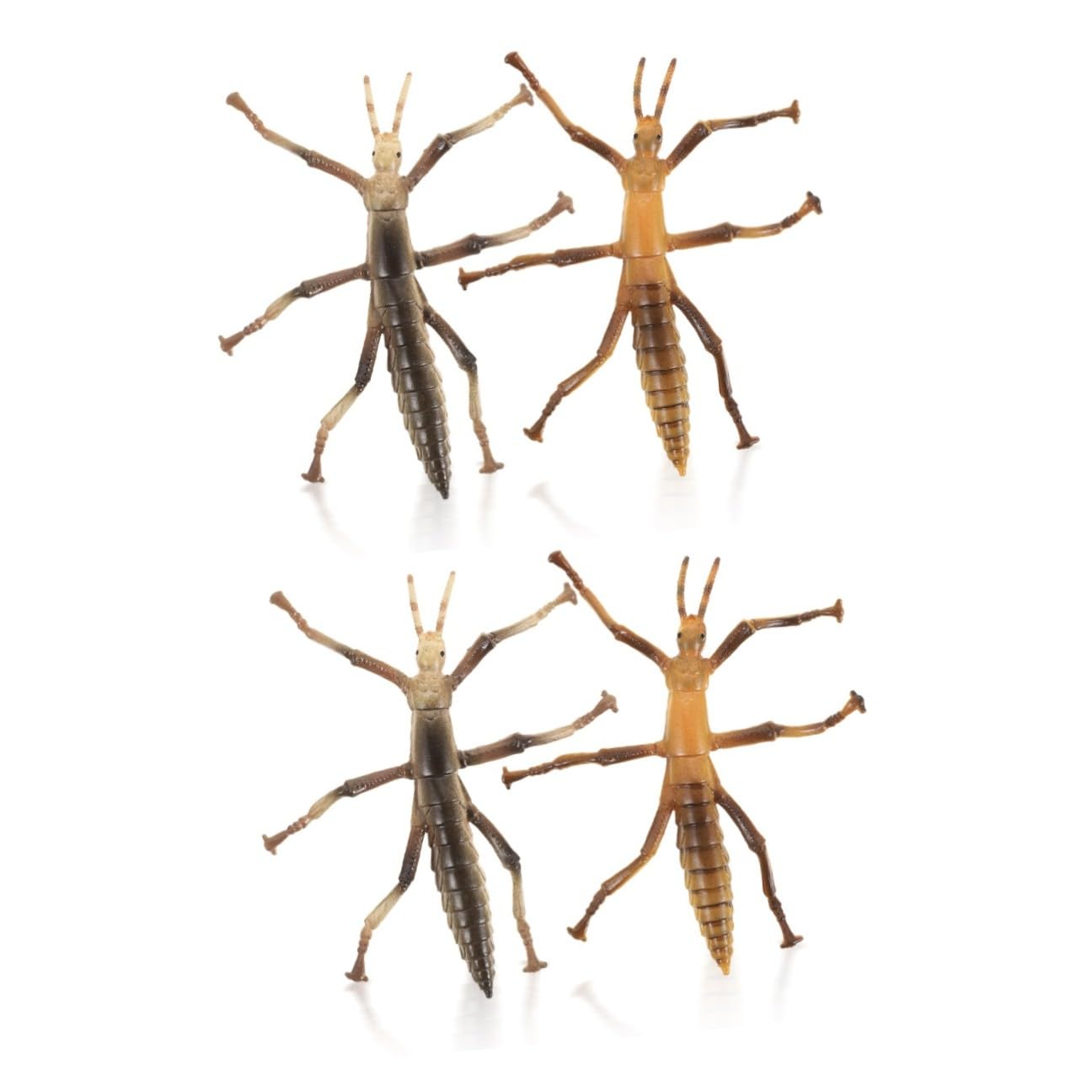BESPORTBLE 4 Pcs Realistic Stick Insect Model Educational Insect Playset for Biology Learning for Cognitive Development and Natural Exploration
